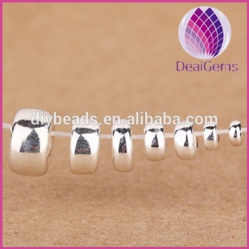 Jewelry finding 8/9/10mm 925 sterling silver spacer beads