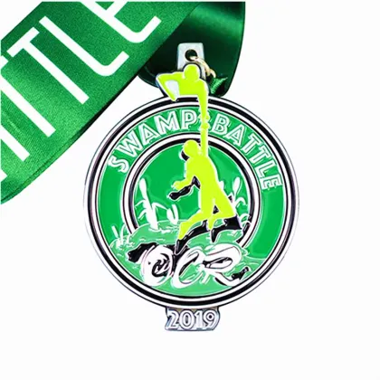 Square shape european powerlifting federation medal