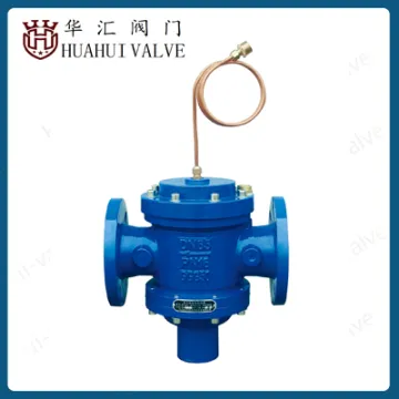Differential pressure control valve for HVAC system adjust water different pressure