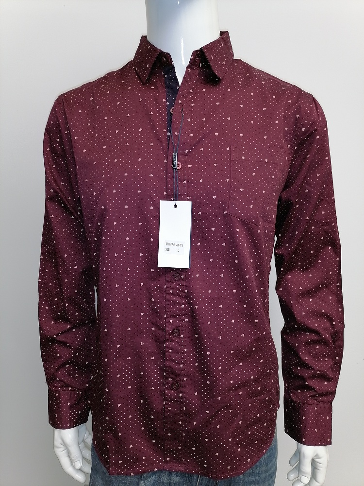 mens satin cotton shirt 1