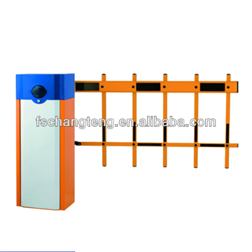 automatic boom barrier with 2 fence arm 6 meters