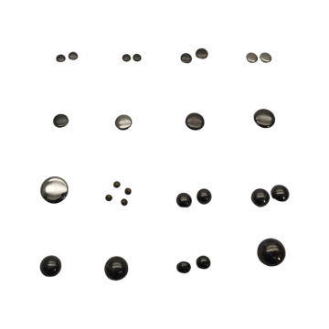 Multi-sized snap fastener for garment