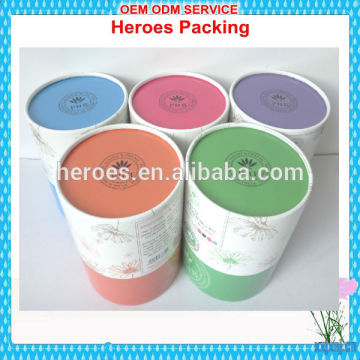 Trade Assurance glossy lamination paper cylindrical packaging container