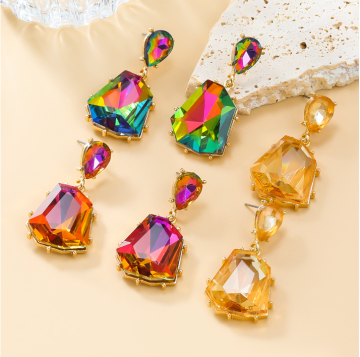Boucles d'oreilles en résine d'eau neuve de NOUVELLEUR COLORE