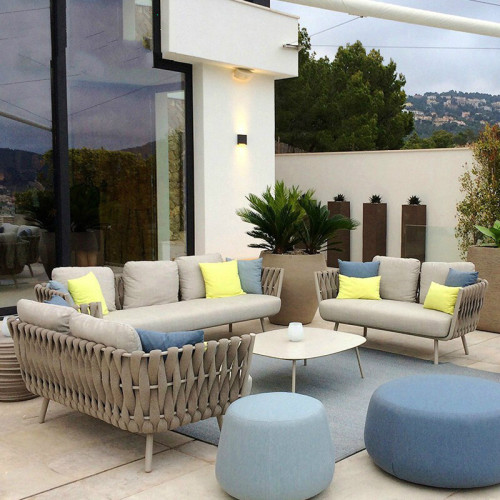 Balcón nórdico Leisure Combinación de sofá al aire libre