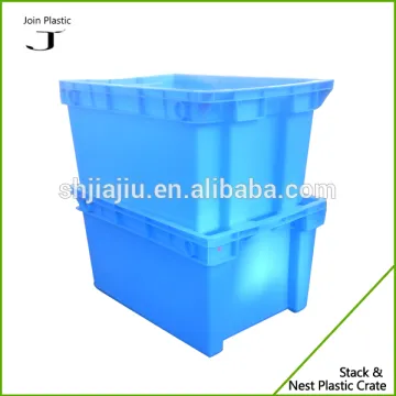 Nest stack hard plastic packaging boxes