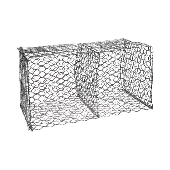 Galfan and PVC Coated Hexagonal Woven Netting Gabion Baskets Manufacturer - 2x1x1m and 2x1x0.5m