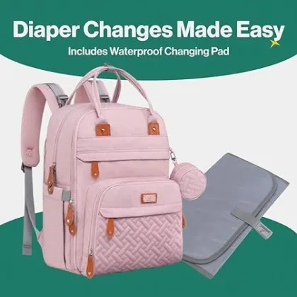Free Sample Waterproof Travel Multifunctional Daddy Baby Diaper Backpack