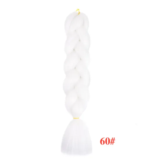 Wholesale White Red Color Hues Ombre Jumbo Braid Synthetic Box Braids wigs hair entensions