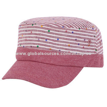 Children's Army Hat with Soft Jersey Knit Fabric