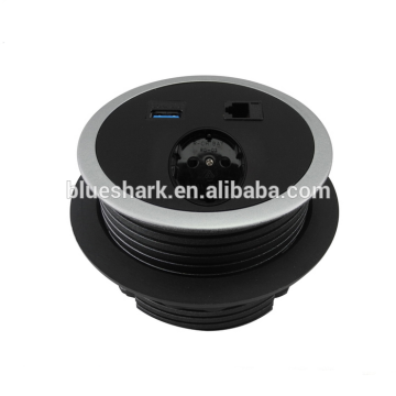 New Smart Table Socket with European power and RJ45