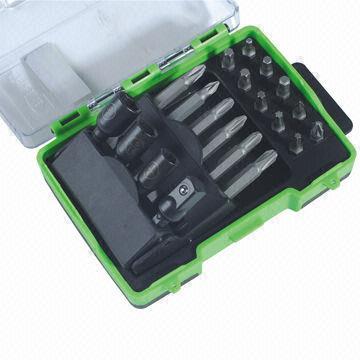 20-piece Socket Drive and Bit Set, 1-piece Adaptor, 3-piece Socket