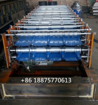 automatic roofing tile wall and roof panel rolled steel sheet plate rolling machine
