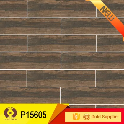 600x150mm Wood look kajaria floor tiles for Home interior floor (P15602)