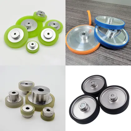 Rotary Encoder Wheel Roller Rubber Encoder Length Measuring