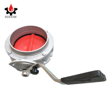 Cement Silo Unloading Valve: DN300/DN250 Pneumatic/Manual Butterfly Valve