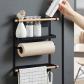 4-Layer Magnet Shelf Paper Towel Roll Holder