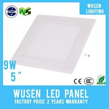 Guangdong 9w square  150mm*150mm led panel lights downlight