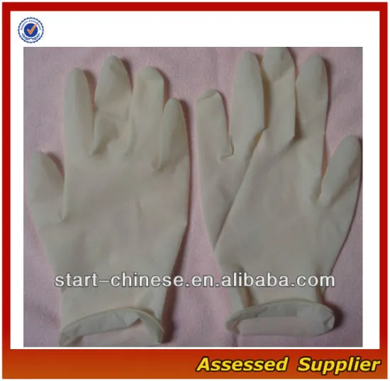 CX-97 Low Powder 9" Disposable Latex Examination Gloves/disposable examination latex gloves/disposable latex gloves/latex