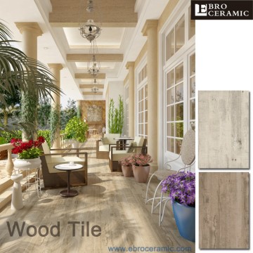 600X600/ 150X600/150X900 Non slip Outdoor square wood tile with texture for floor and wall in Guangzhou and Foshan 159VT03