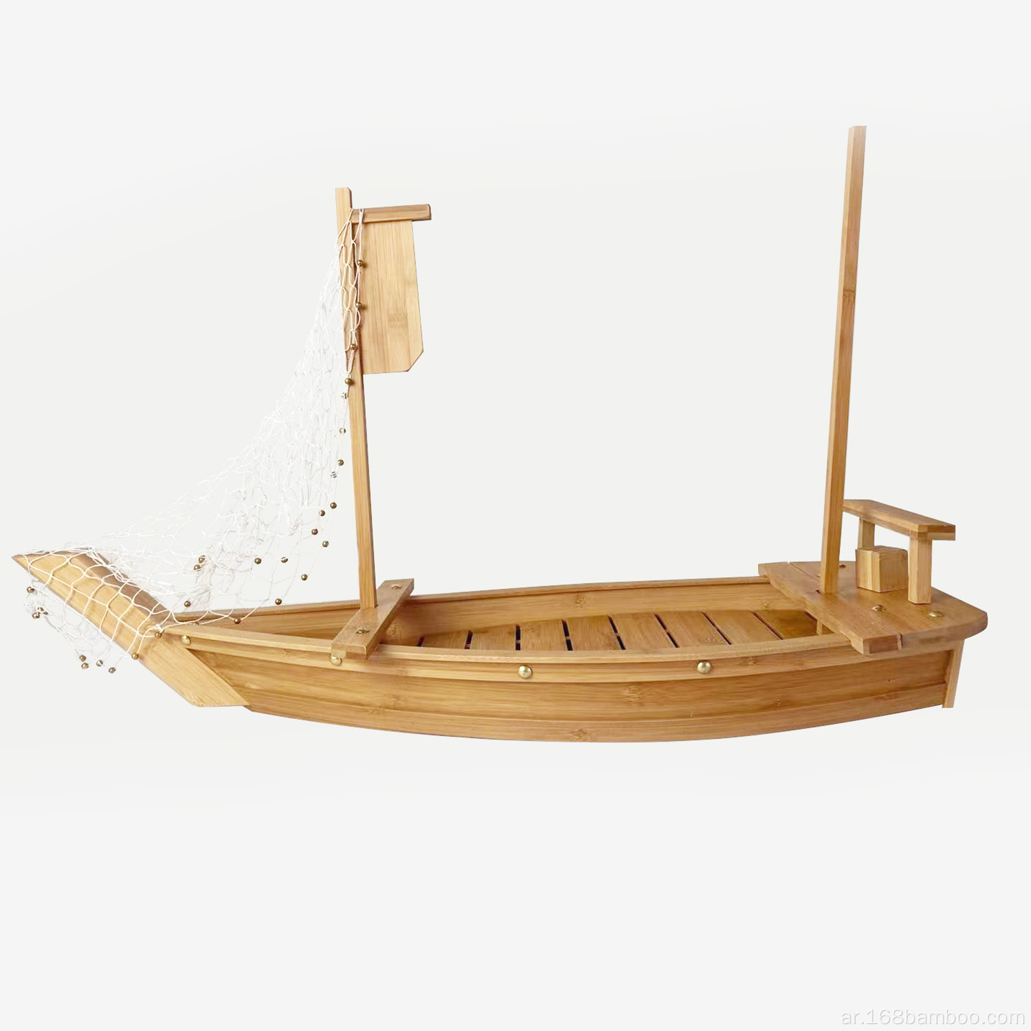 سماد الخيزران السوشي تقدم صينية القارب