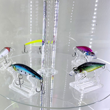 Custom Clear Clear Acryl Fishing Lure Display Ständer
