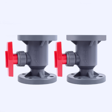 Industrial PVC-U Flanged Ball Valve (DIN/ANSI/JIS Standards)