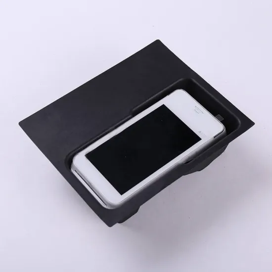 Custom bagasse fiber molded black packaging inner tray