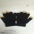 Guantes de pantalla táctil personalizados W / Logo - Negro