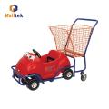 Chariot de magasinage pour enfants avec forme de voiture jouet