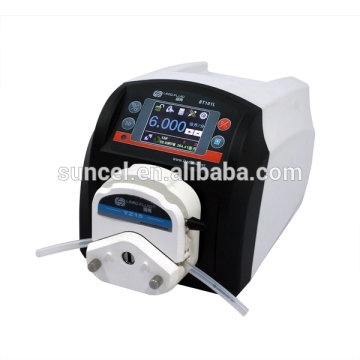 peristaltic hose pump / intelligent flow pump with flow rate display