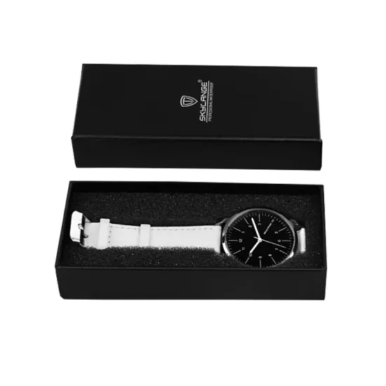 Custom Black Gift Cardboard Paper Watch Box