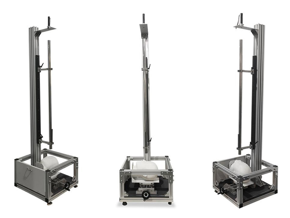 Falling ball test machine for sunglasses