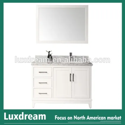 30'' living room bathroom furniture cabinets with marble top