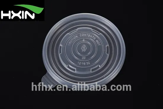 PP plastic lids for paper soup bowls containers
