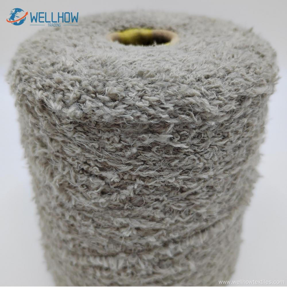 Popular High Quality 1/5NM 100%Polyester Half velvet Yarn