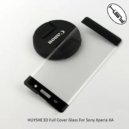 HUYSHE 3d curved tempered glass for sony xperia xa,3d curved tempered glass screen protector for sony xperia xa