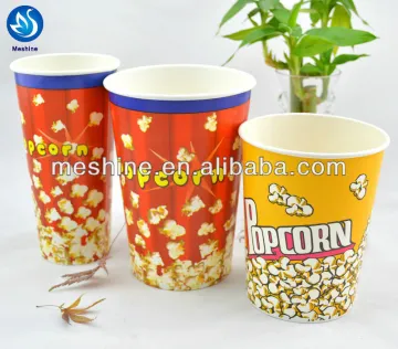 Hot sell disposable paper popcorn cup