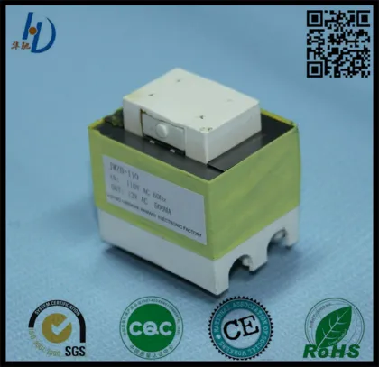 Customized electronic transformer and switching power transformer