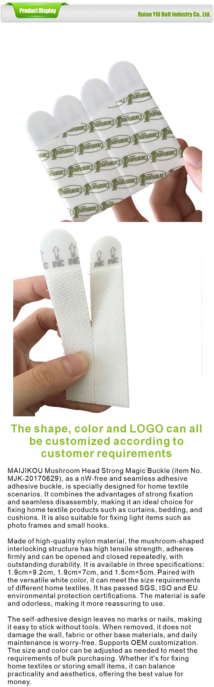 Durable Reusable Velcro