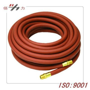 Blue industrial flexible rubber hose pu hose from bailihose company, Hebei, China