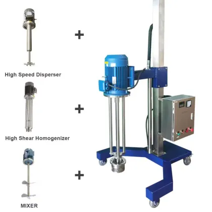 Silverson High Shear Homogenizer for Lotion Batch Mixing