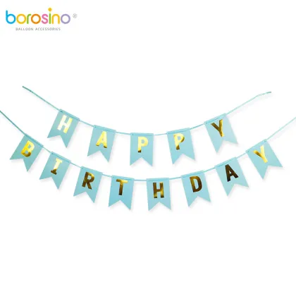 Borosino B501 Birthday Party Fish Tail Banner for Happy Birthday Decoration