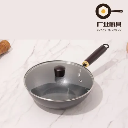 Custom Etched Wok for Non-Electric Cooking