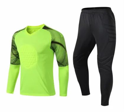 Long Sleeve Goalkeeper Soccer Jersey - Sport Uniform Tops