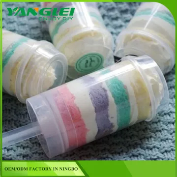 eco-friendly round shaped cake shooters