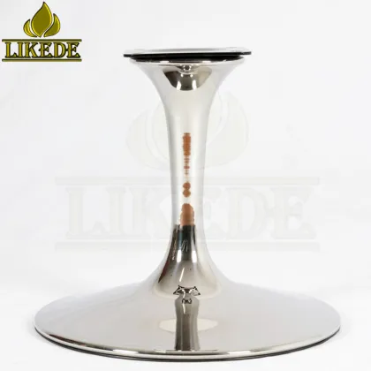 Modern Design Trumpet Chair Leg Tulip Swivel Stainless Steel Base 304#