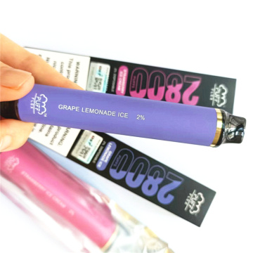 OEM Logo Custom Puff Flex 2800 Puffs Vape