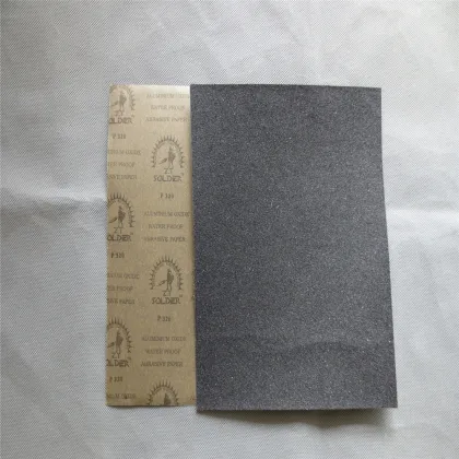 Hubei Zhongtai Soldier Brand Wet and Dry Sandpaper Factory Abrasive Sheets
