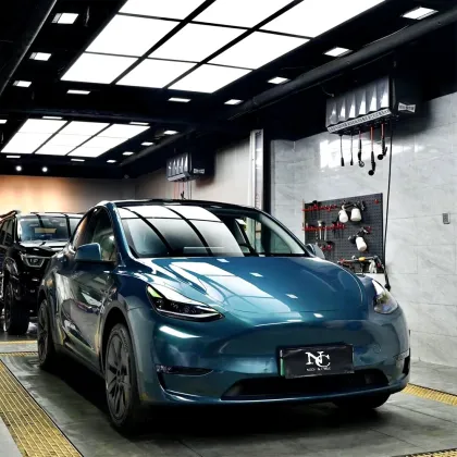 Avalon Green Metallice Car Wrap